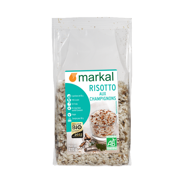 Risotto aux champignons bio - 1